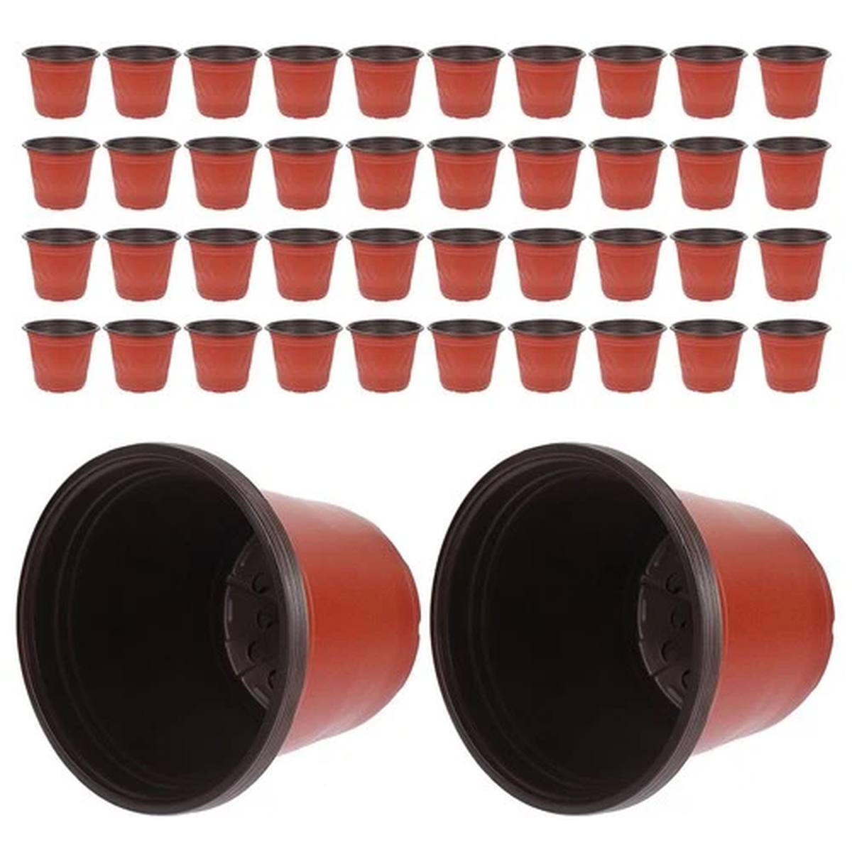 50 Pcs Gardening Pot Balcony Planting Multi-purpose Functionality Flower