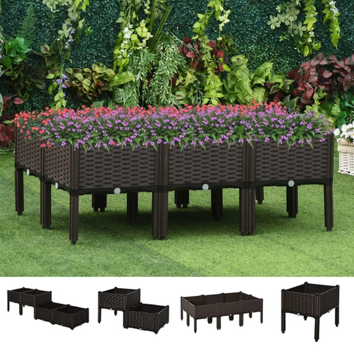 Garden Raised Flower Elevated Bed Lightweight Vegetable Herb Plant Stand