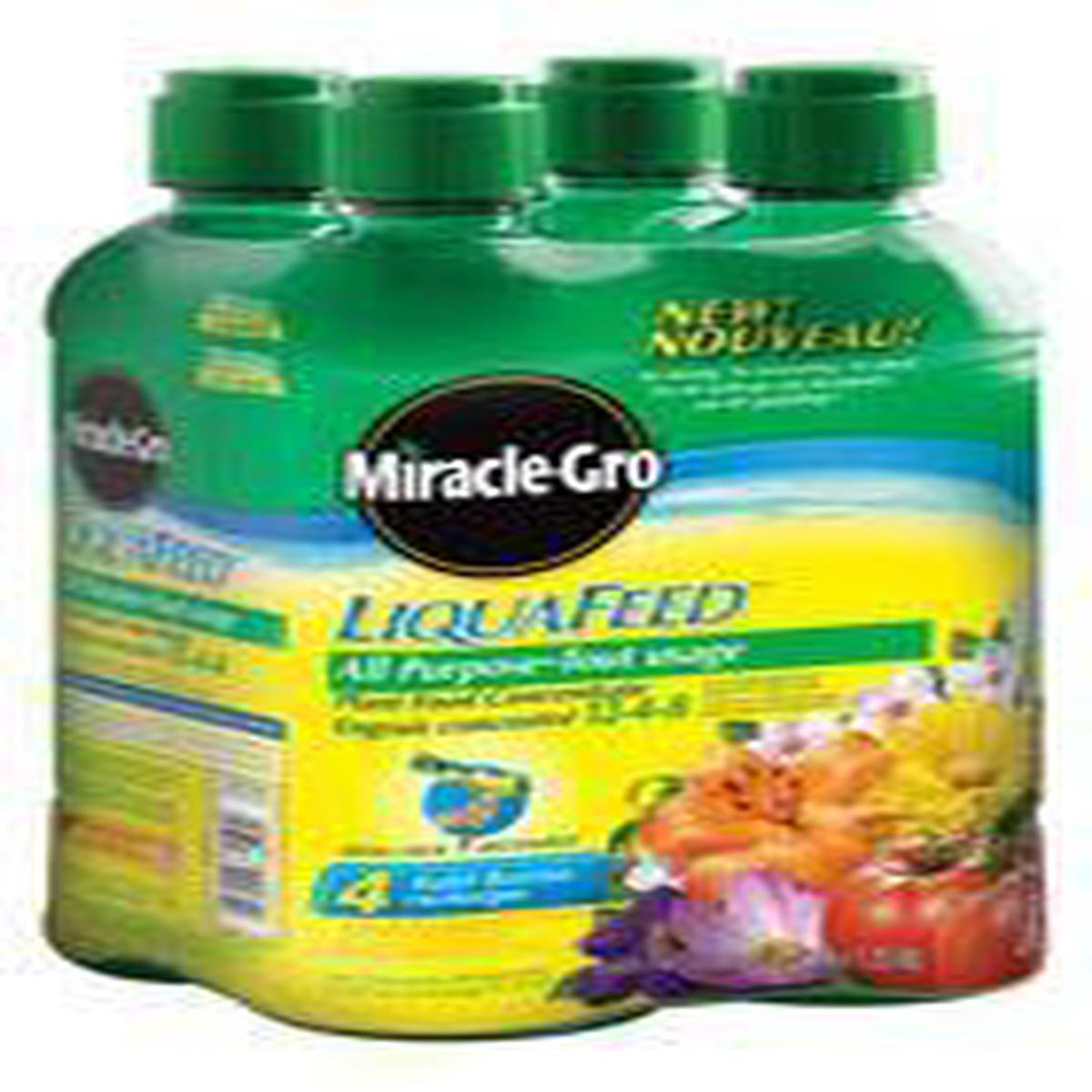 Miracle-Gro Liquafeed All Purpose Plant Food Refill 4 Pack