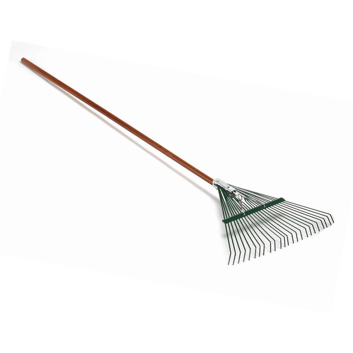 Wolverine Leaf Rake Wood Handle 54"
