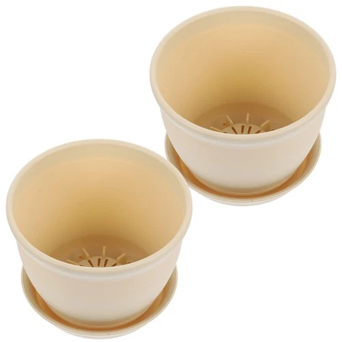 2 Sets Plastic Flower Pots Household Flowerpots Indoor Planter Planters