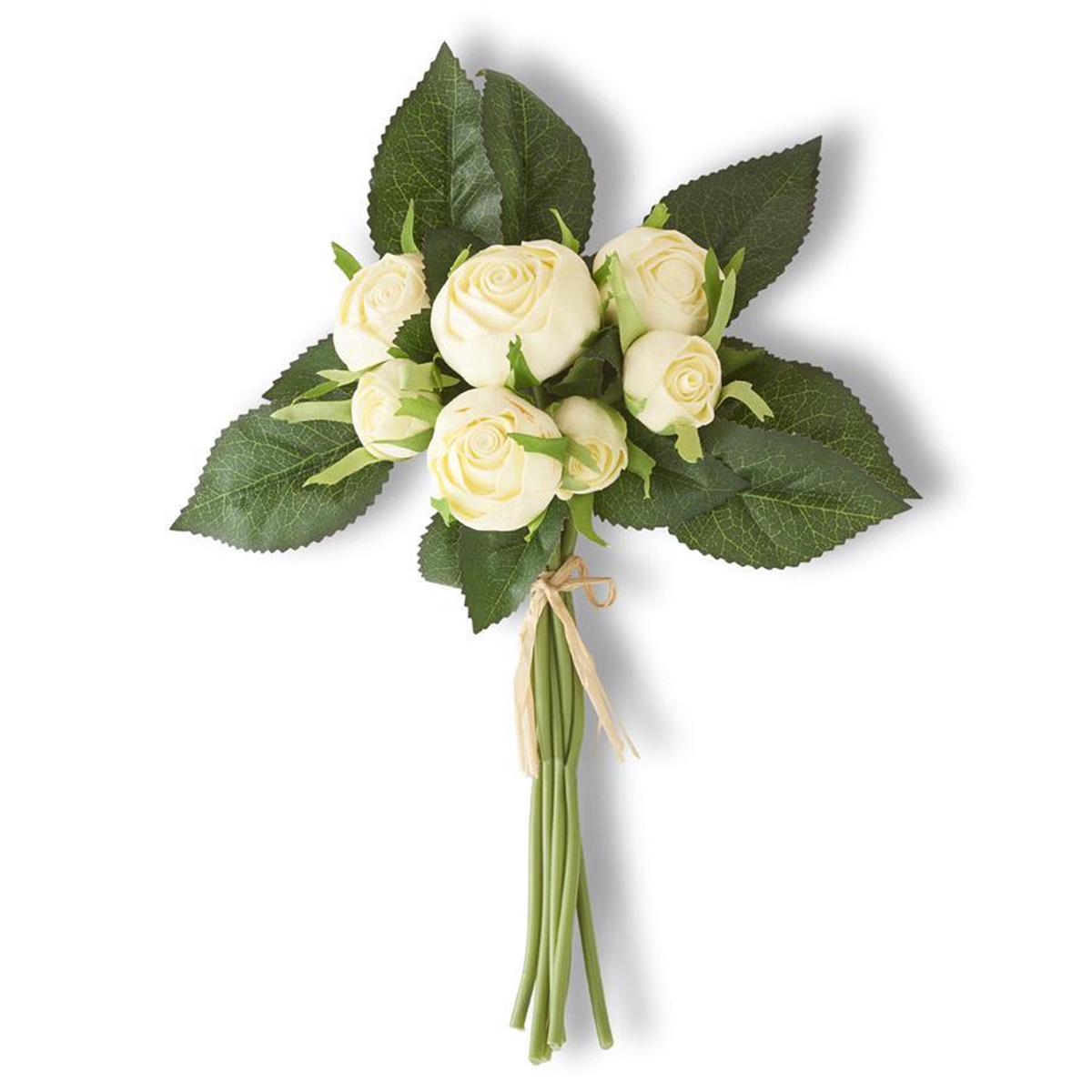 Real Touch Cabbage Rose Everlasting