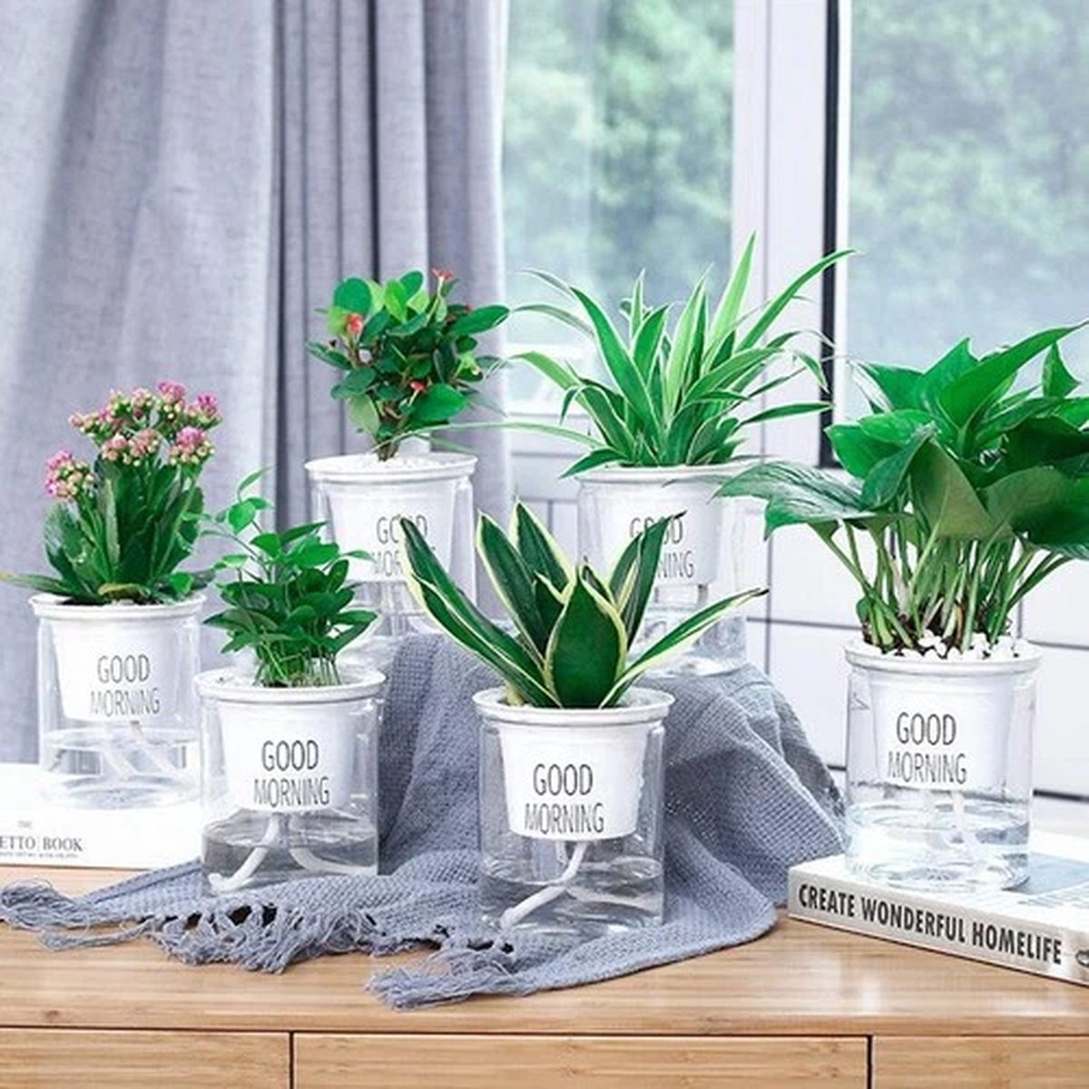 Water saving and Drought resistant Flower Pot with Selfwatering Feature