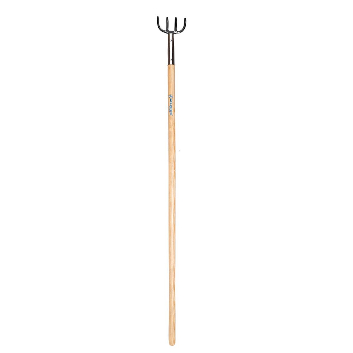 Wolverine 4 Tine Cultivator 54" Wood Handle