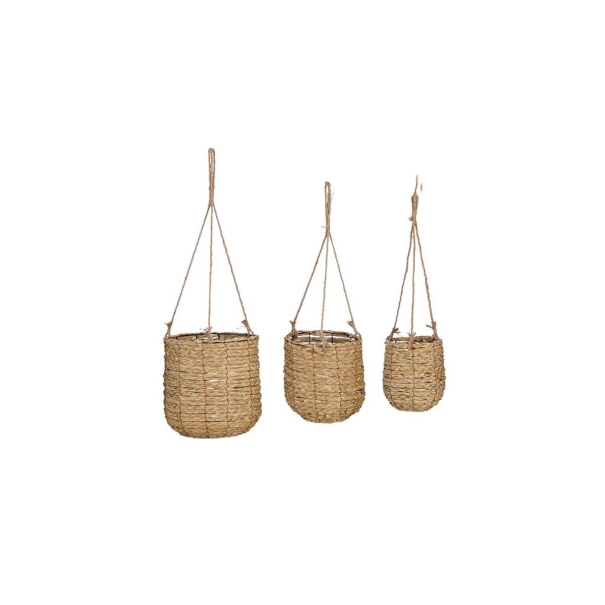 Avalon Hanging Basket Light Brown