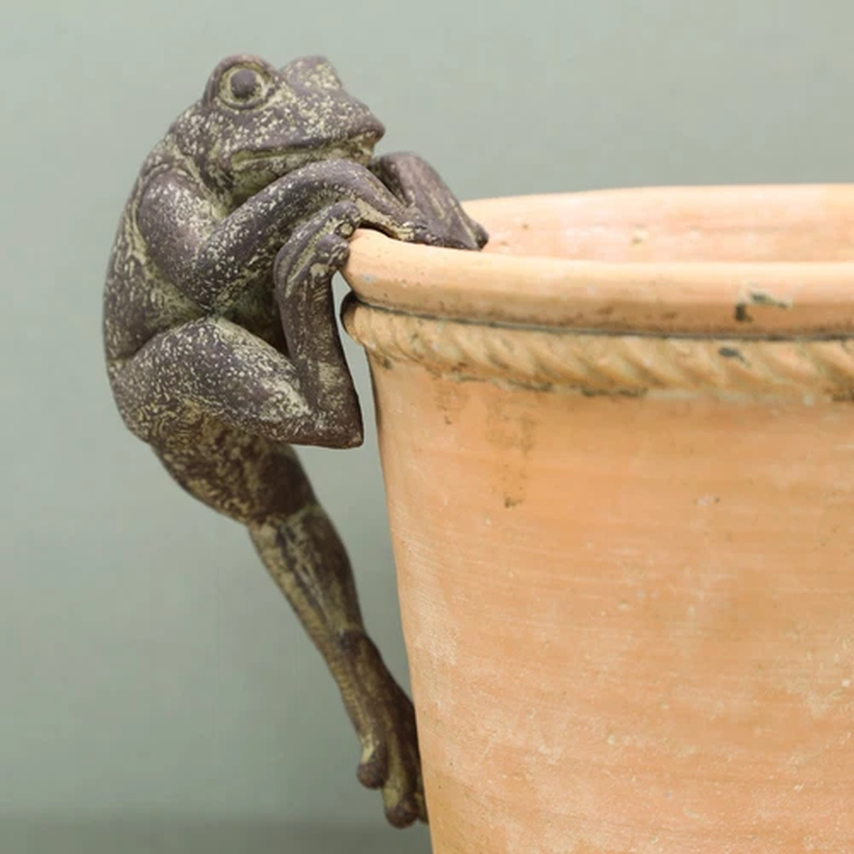 Resin Frog Plant Pot Hanger Nat Climber Animal Design Home Garden Decor