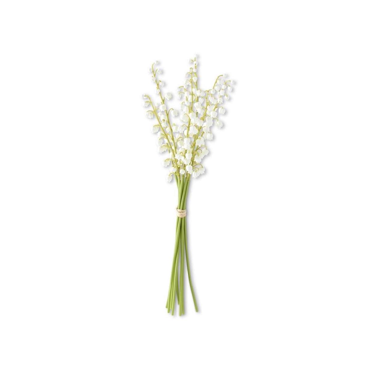 Real Touch Lily of the Valley Bundle 17" White Everlasting