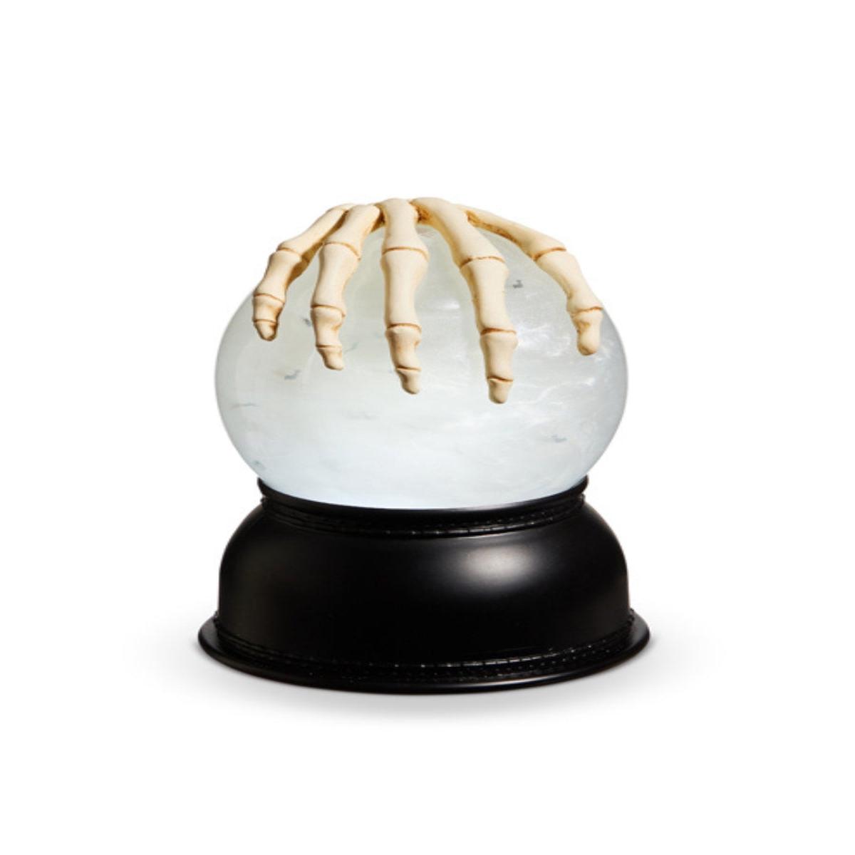 Creepy Bones Lighted Swirling Bat Globe