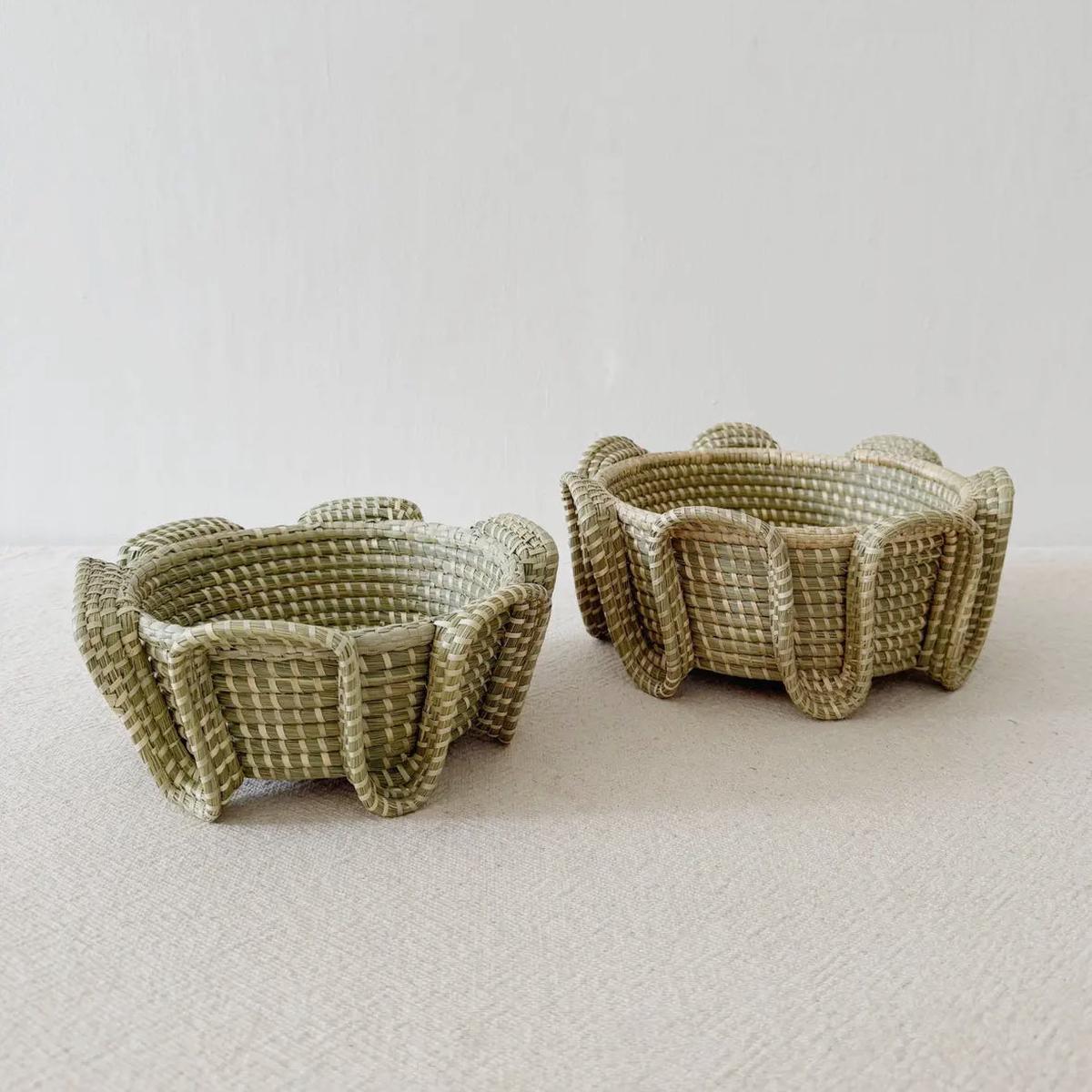 Serpent Sweetgrass basket