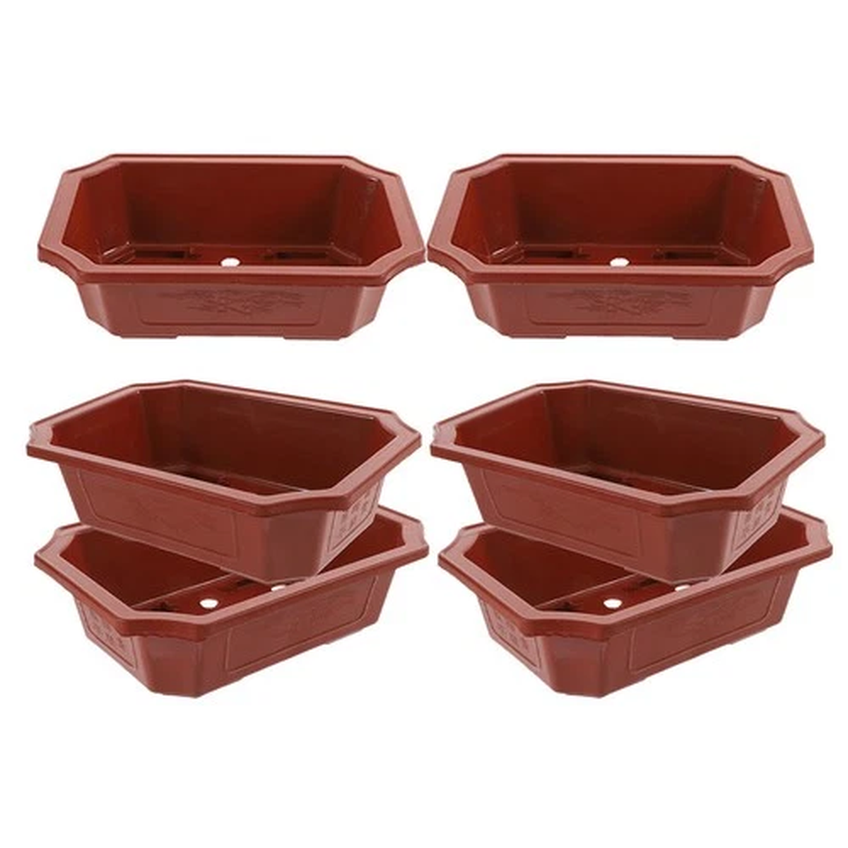 6 Pcs Planter Indoor Flower Pot Decorative Pots Gardening Decoration