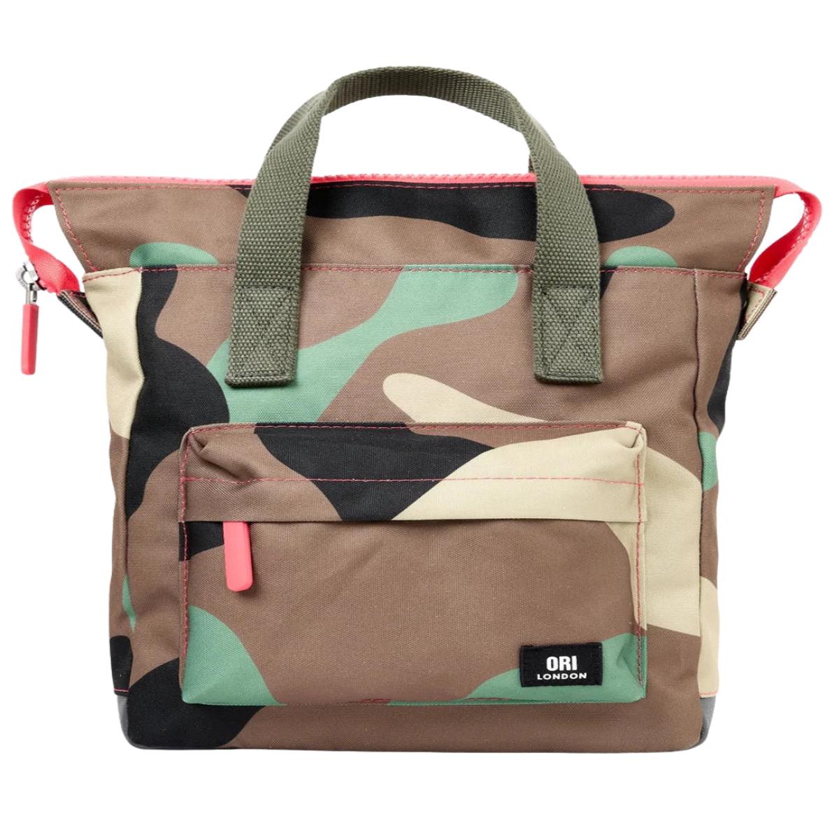 Ori Bantry Bagpack Vintage Camo Recycled Canvas