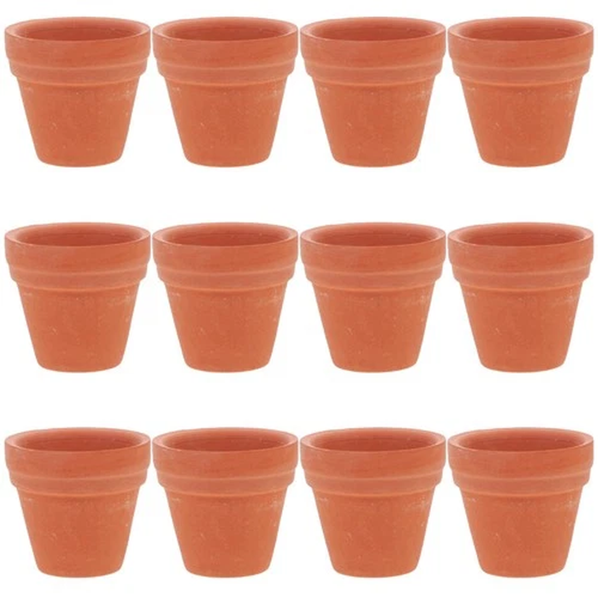 12 Pcs Small Ceramic Pot Miniature Flower Pots Succulents Planter Indoor