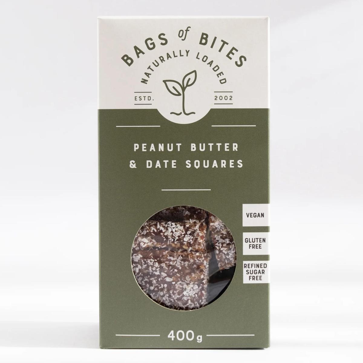 Bags of Bites - Peanut Butter & Date Squares