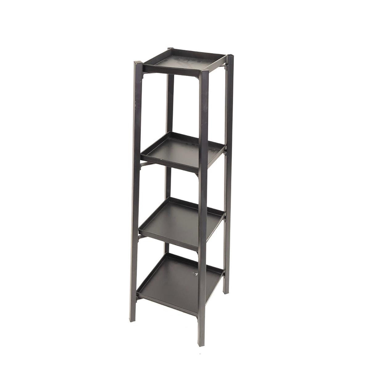 Folding 4-Tier Tower Plant Stand