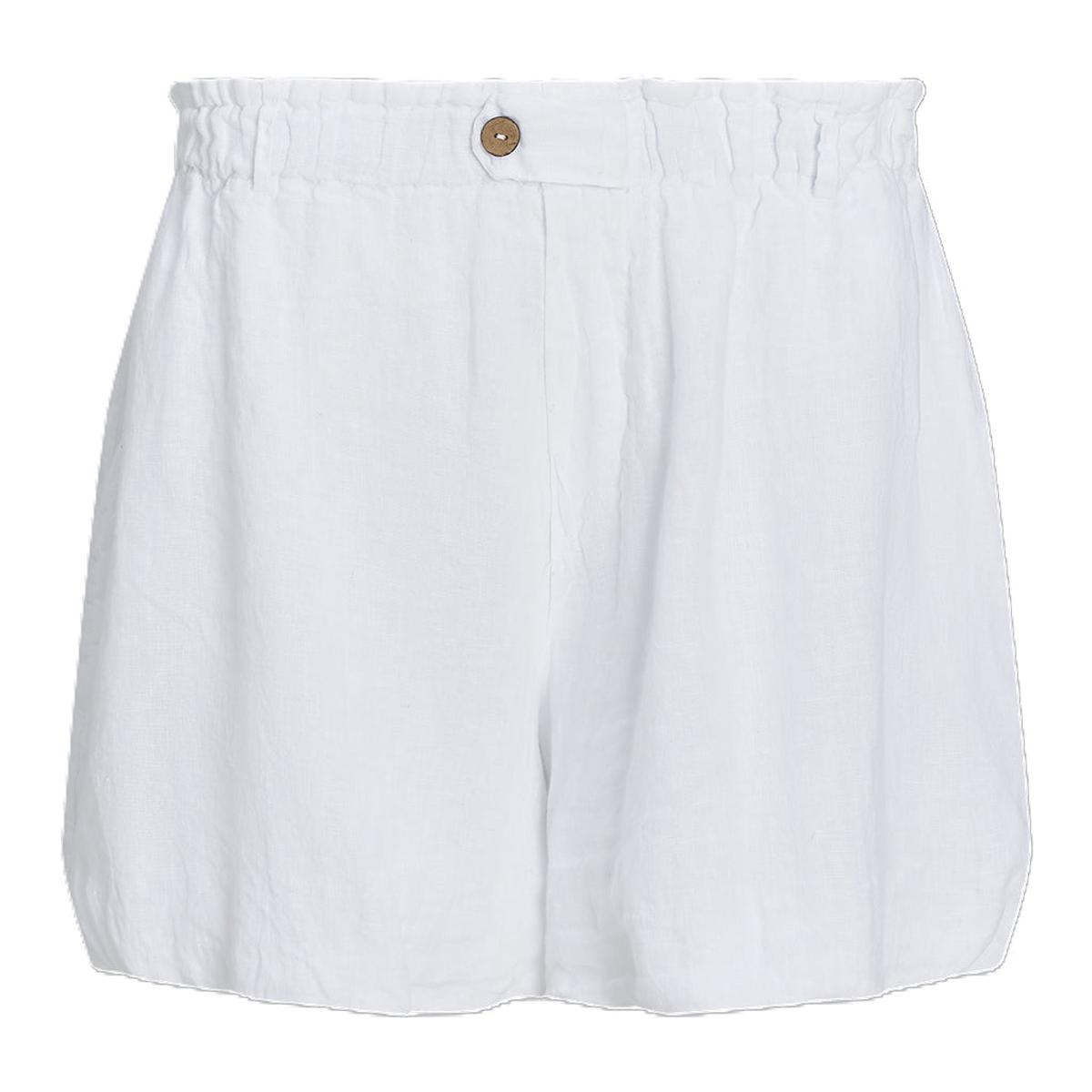 Pull-On Bubble Shorts White