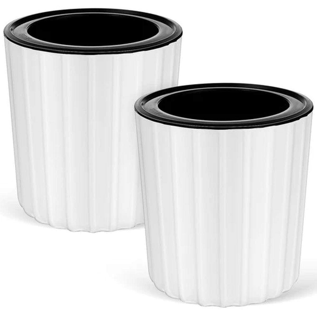 2 Pcs Water-absorbing Flower Pot Self Watering Pots Indoor Automatic Planter