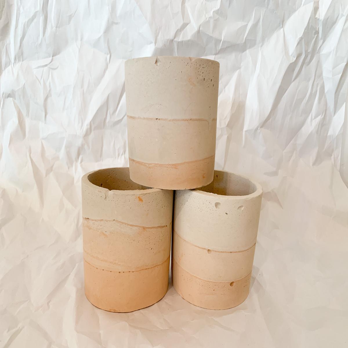 4" Clay Ombre Planter