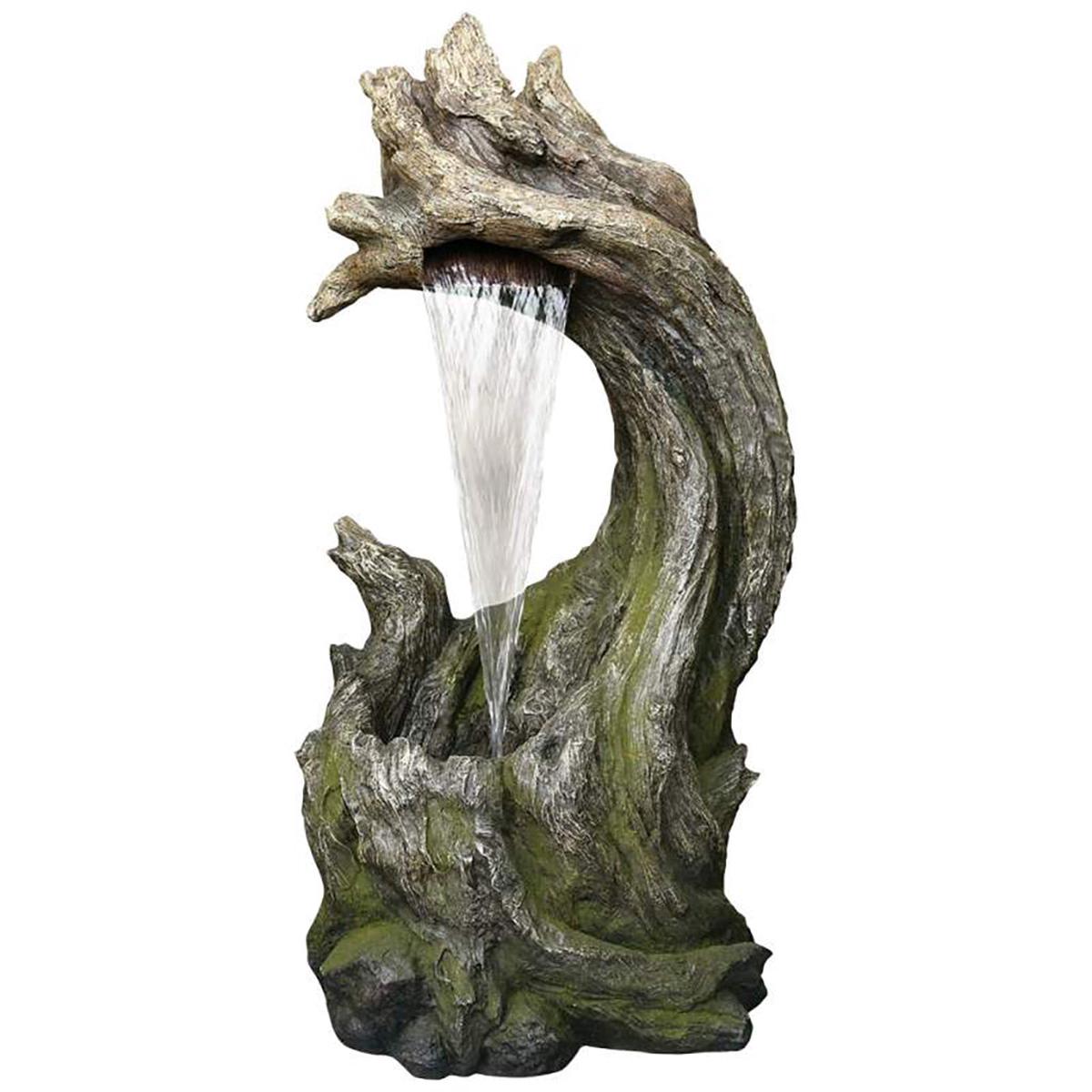 Fountain Tree Hollow with Lights 40in