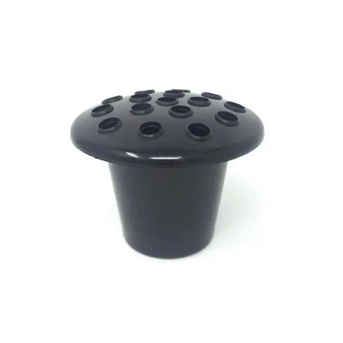 Black Plastic Grave Pot Insert -Funeral Memorial Flower Vase