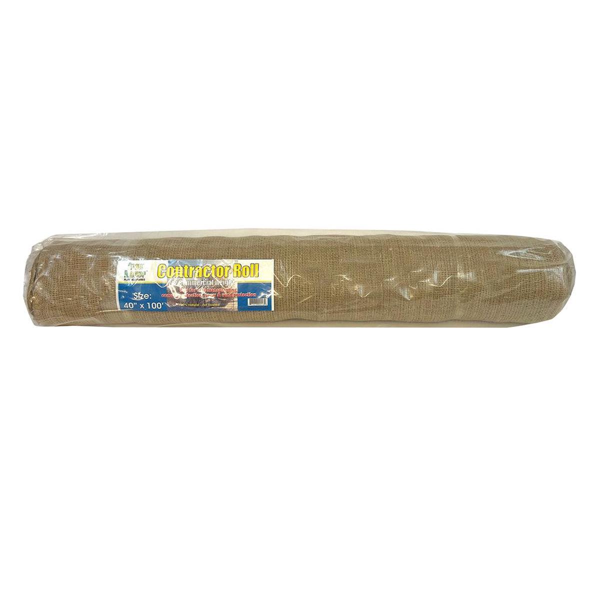 Burlap 7 Oz Contractor Roll 40"X100'