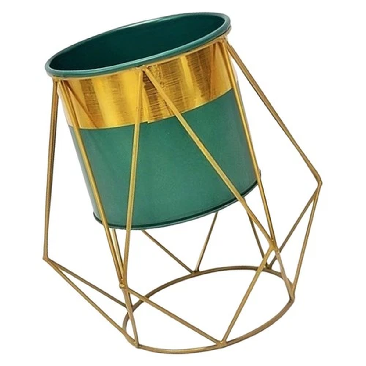 Flower Container Planter Pot with Stand Desktop Flowerpot Stands
