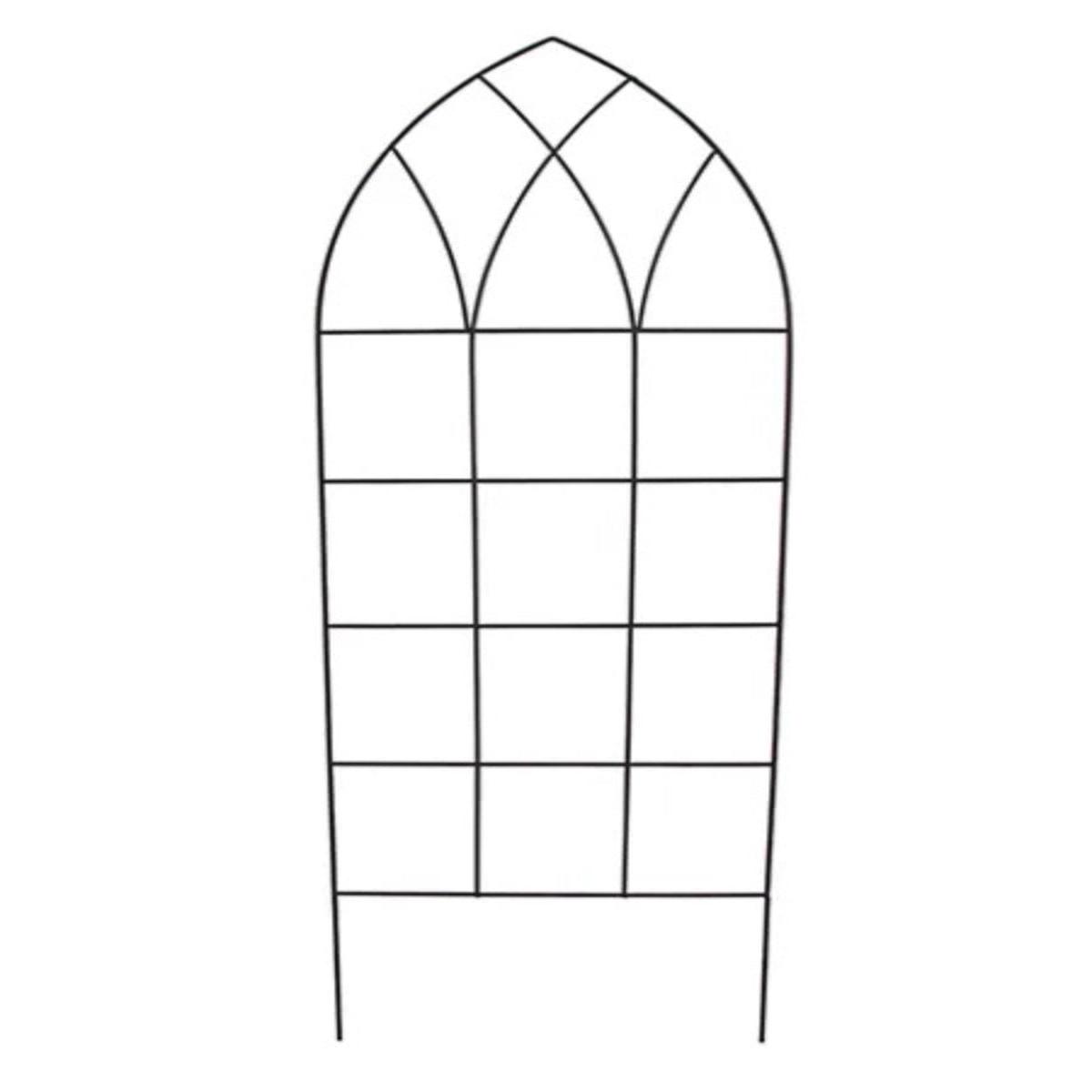 Gothic Trellis Black 20x60