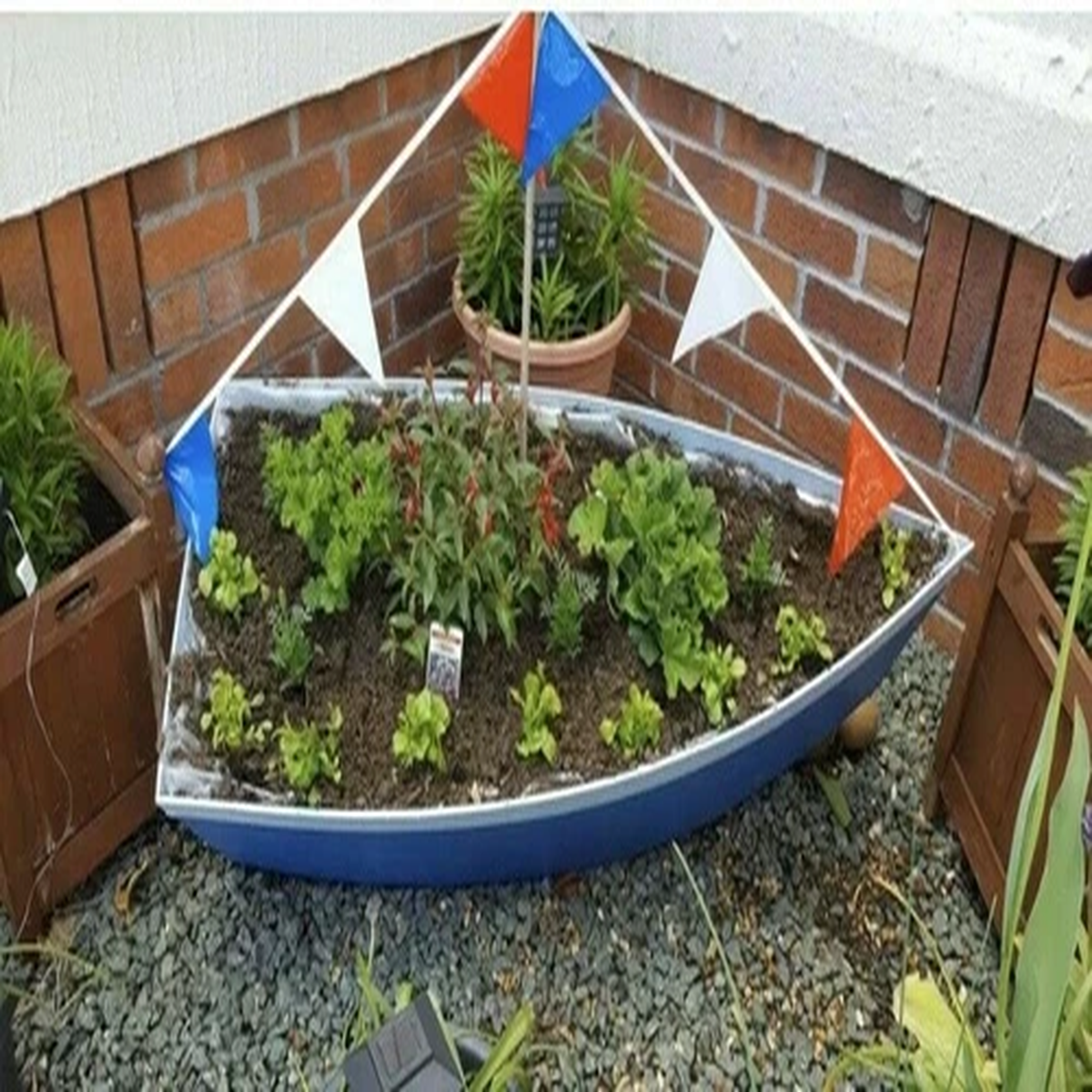 Herb Planter wood planter supplied flat packed simple assembly required