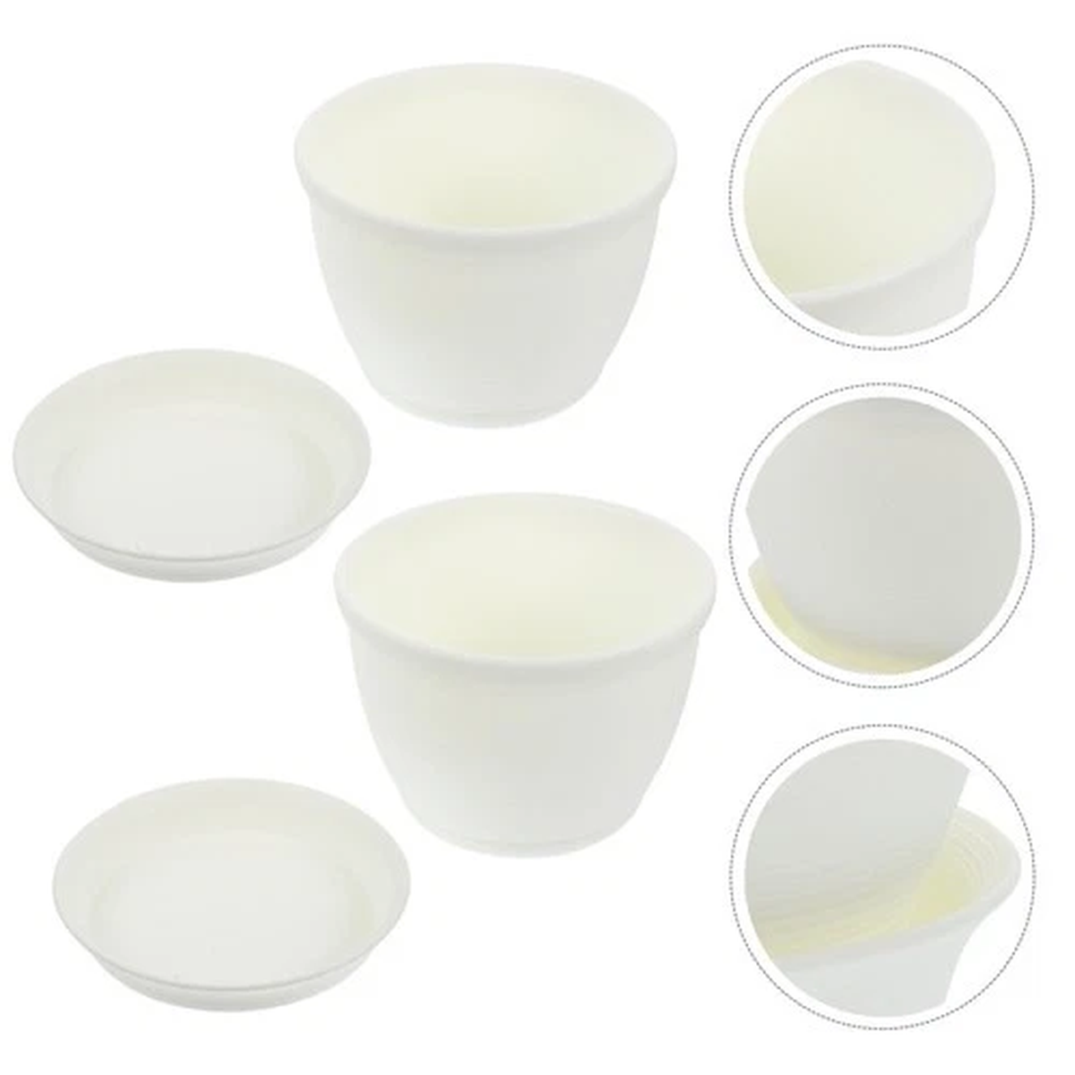 2 Sets Flower Pot Pots for Indoor Plants Container Small Planter