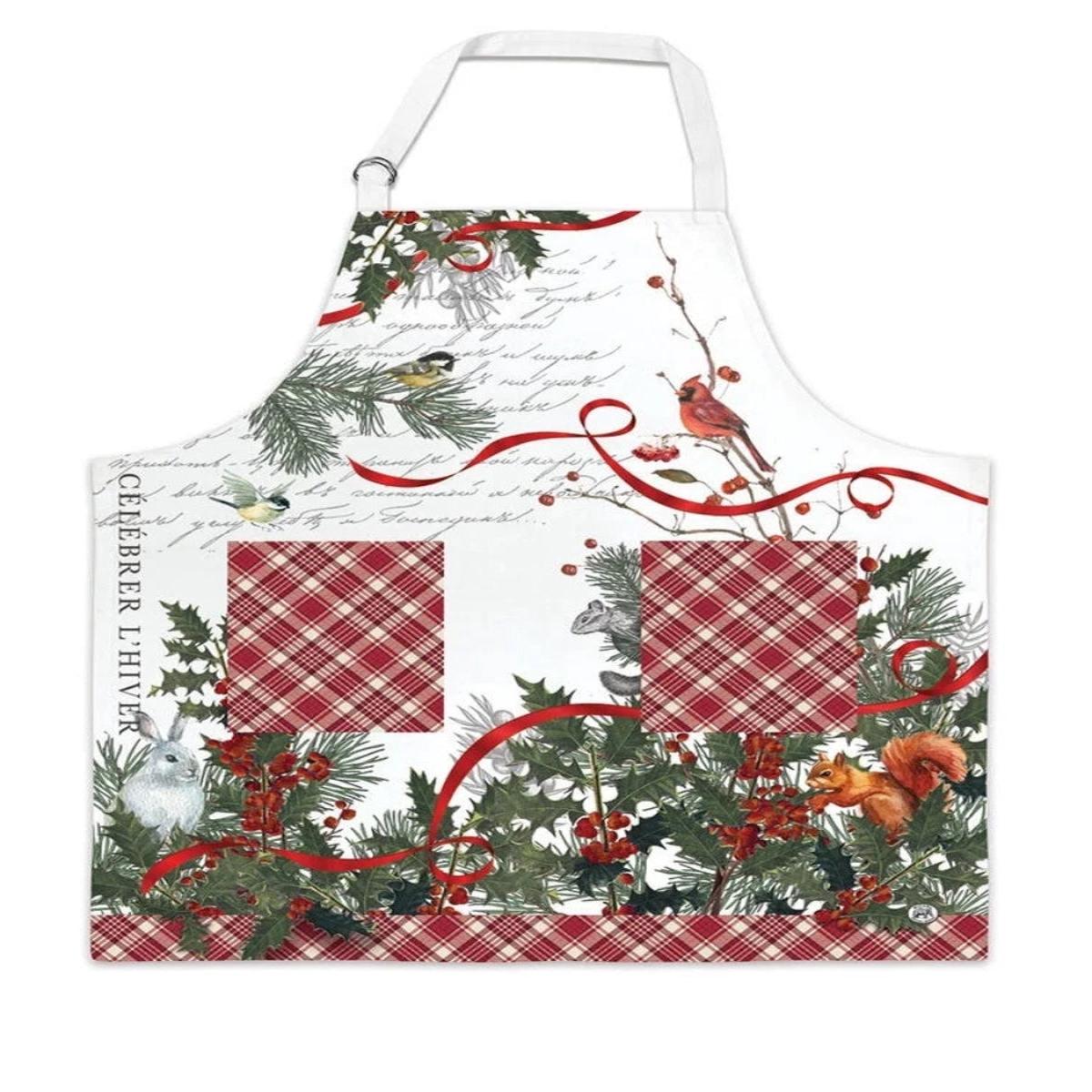 Michel Winter Woodland Apron w/ Pockets