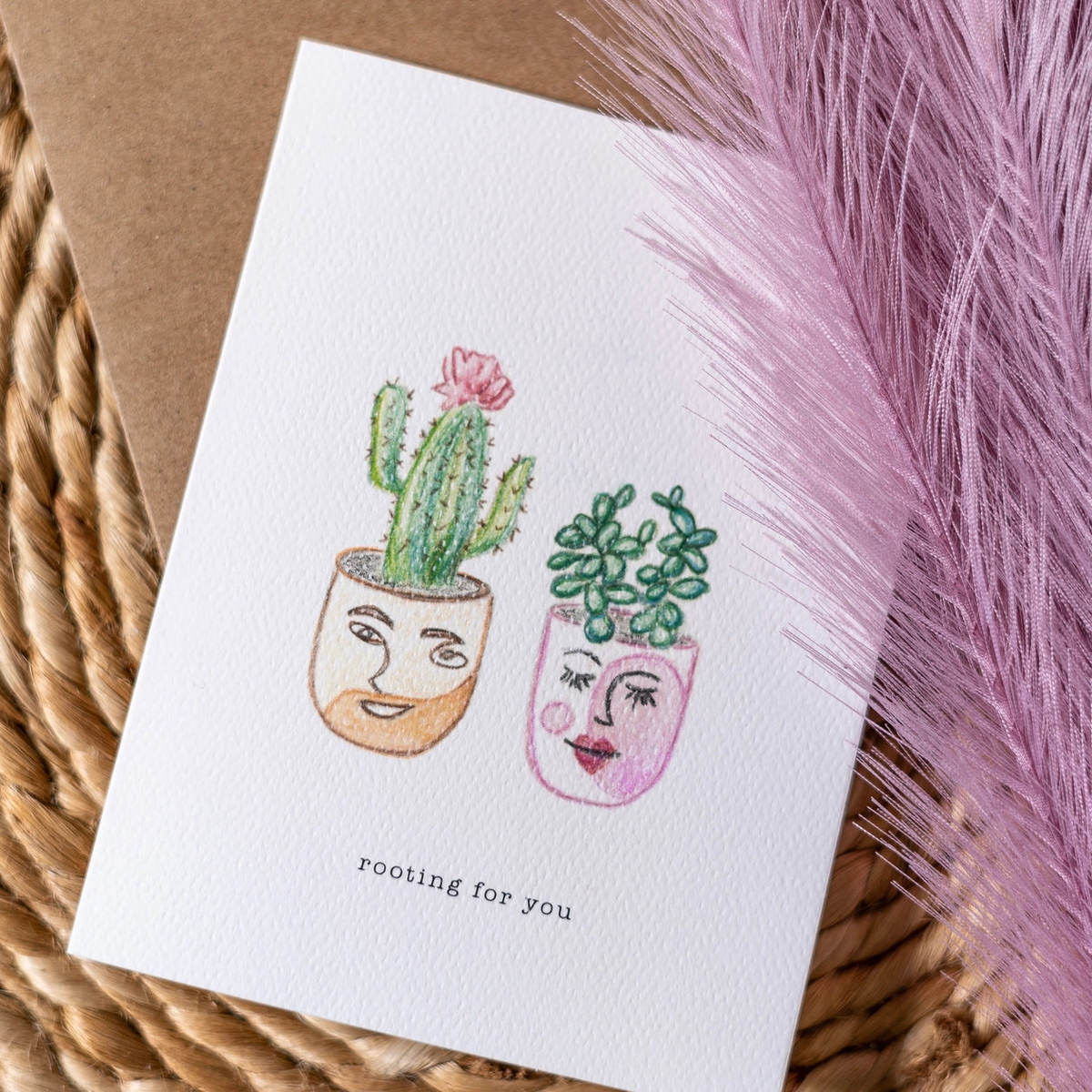 Rooting for you card