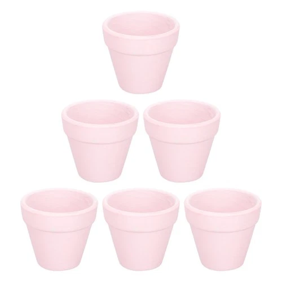 6pcs Miniature Flower Pots Miniature Flower Containers Mini Flower Pot Decor