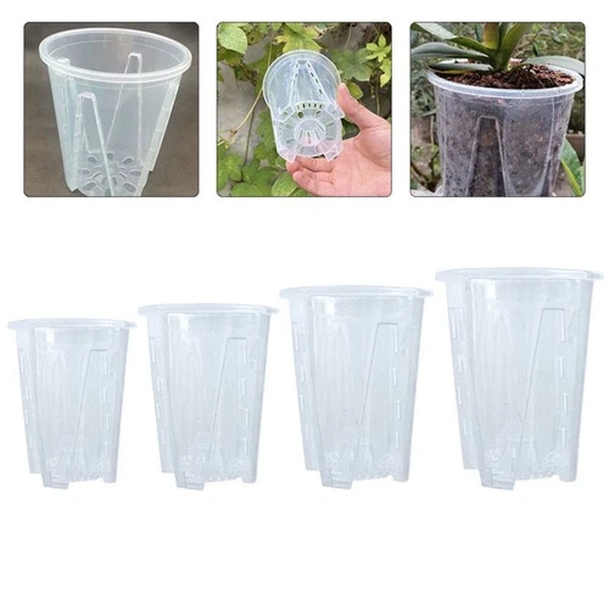 Flower Pot Flowerpot Home Balcony 16cm Flower Pot No Rotten Roots Plastic