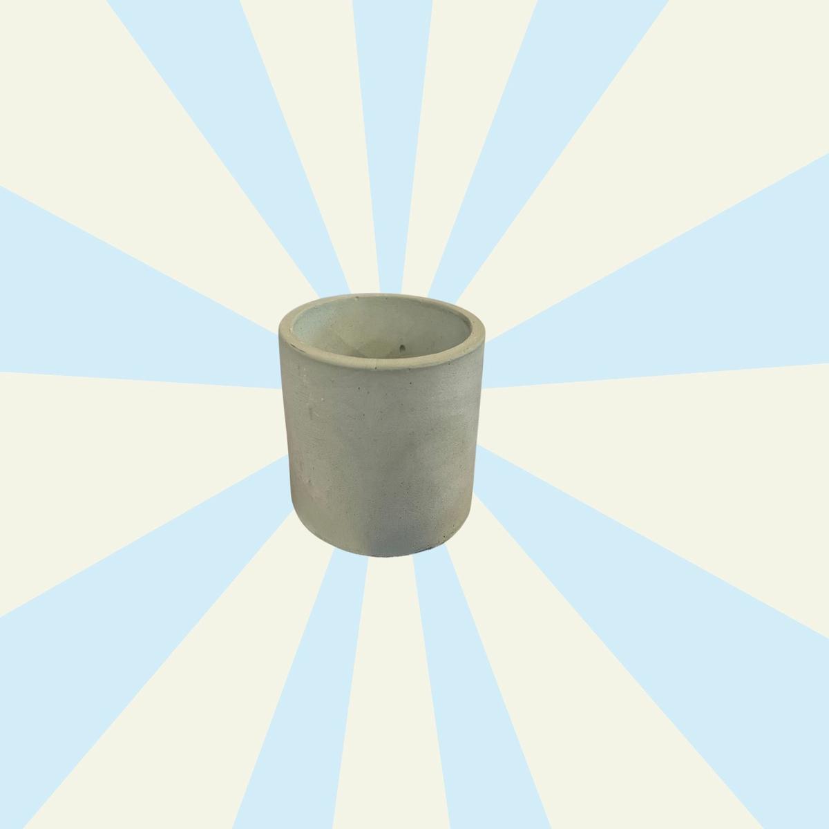 Short Green Chalk Planter