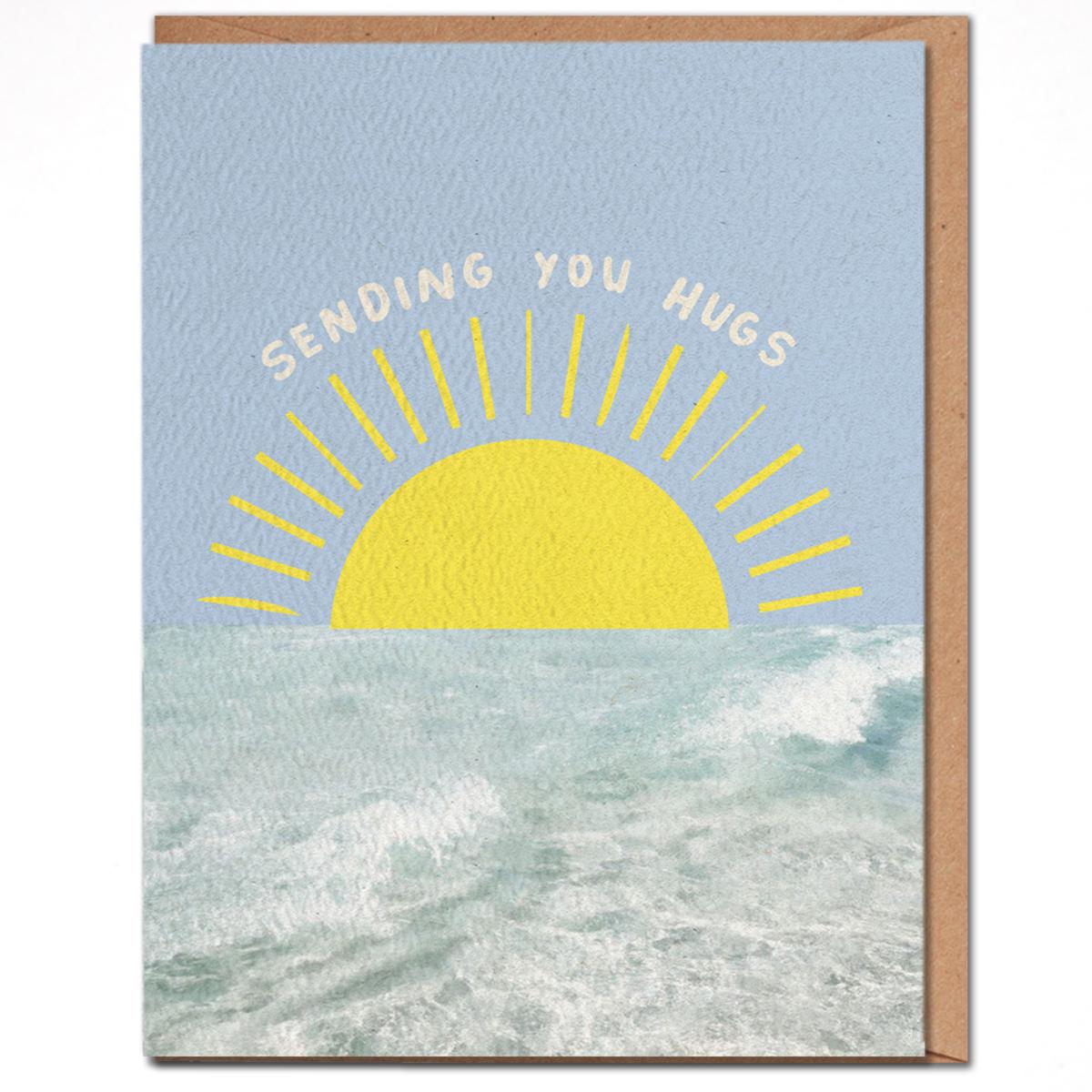 'Sending Hugs' Greeting Card