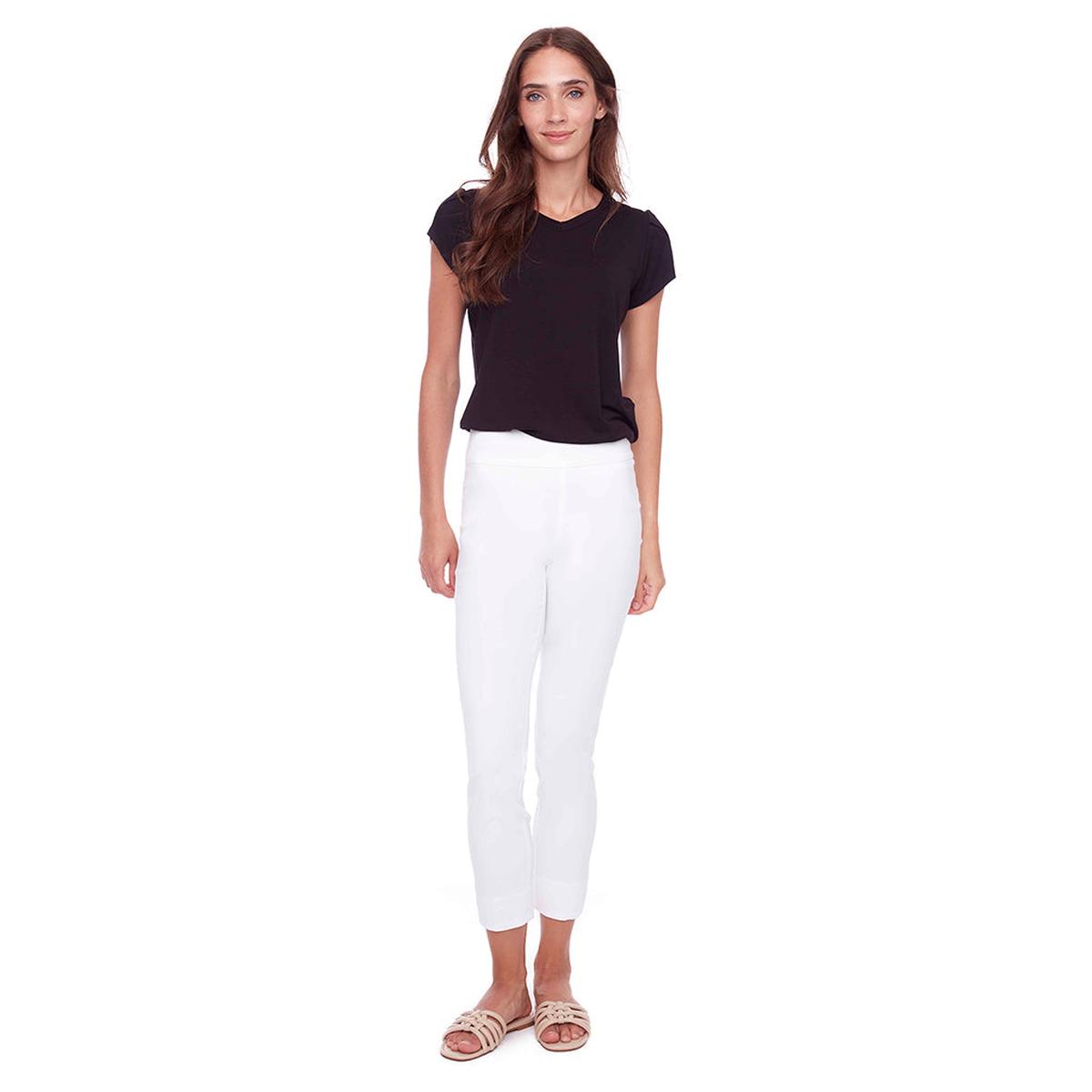Techno Solid Petal Ankle White