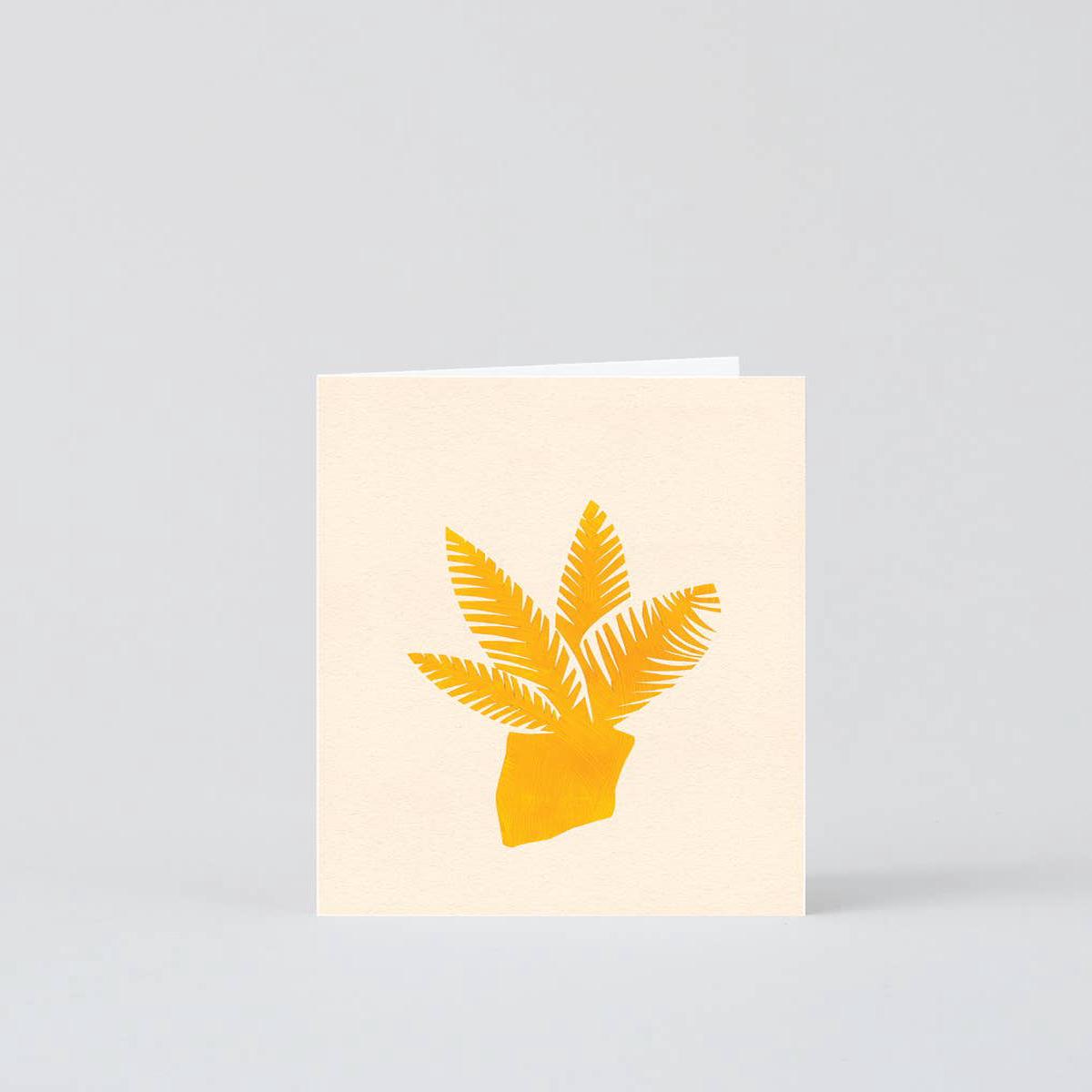 Yellow Plant Mini Card