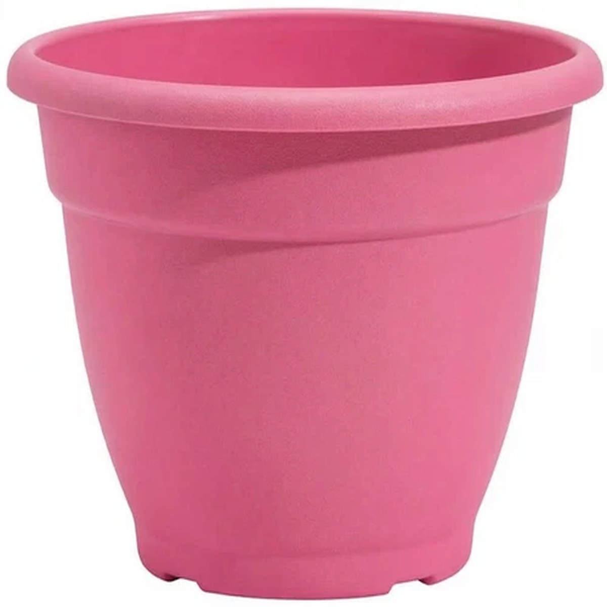Round Plastic Plant Pot 30cm Pink 9.5L Home Outdoor Weatherproof Planter Cover