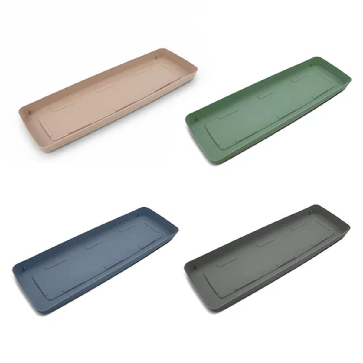 46cm Windowsill Trays Watering Drip Water Tray Saucer For Plant Pot Planter