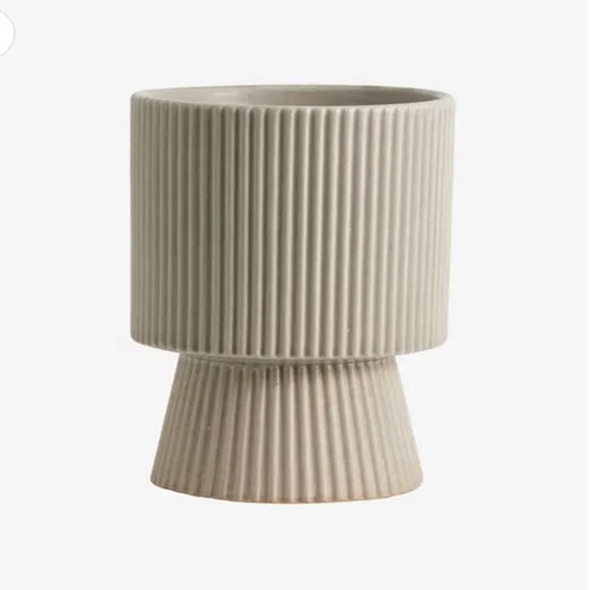 Nordal Ribbed Plant Pot / Planter