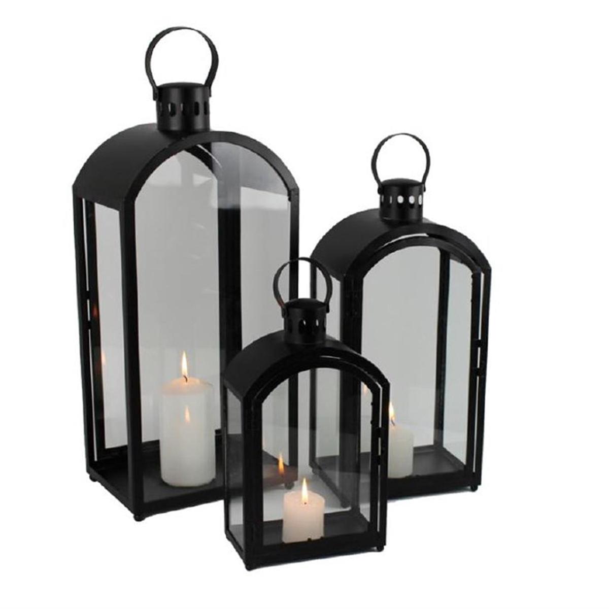 Metal Arch Top Lantern