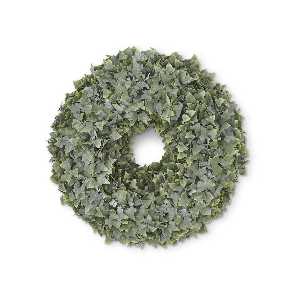 Real Touch Powdered English Ivy Wreath 22" Everlasting