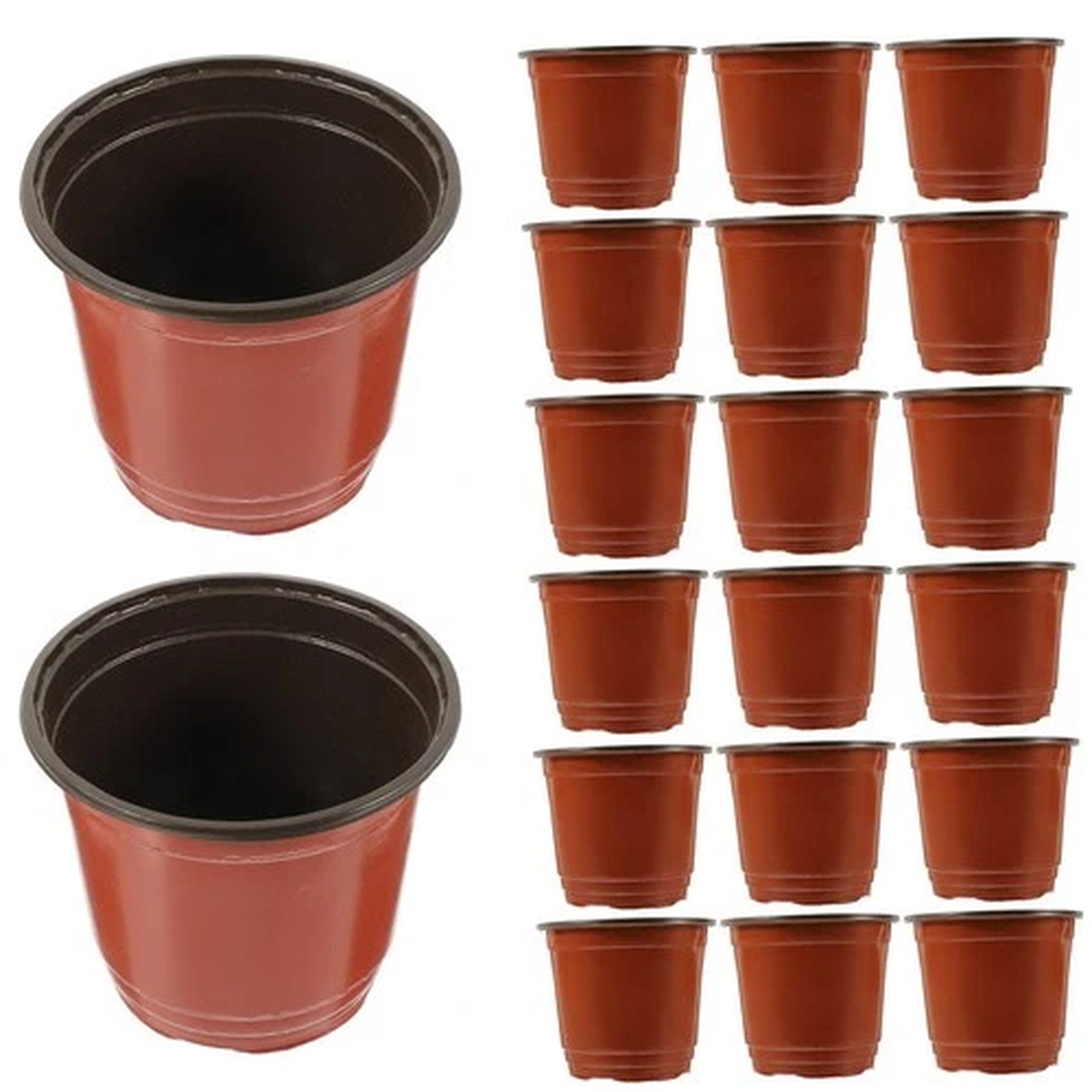 50 PCS Water-absorbing Flower Pot Pots Plants with Drainage Hole