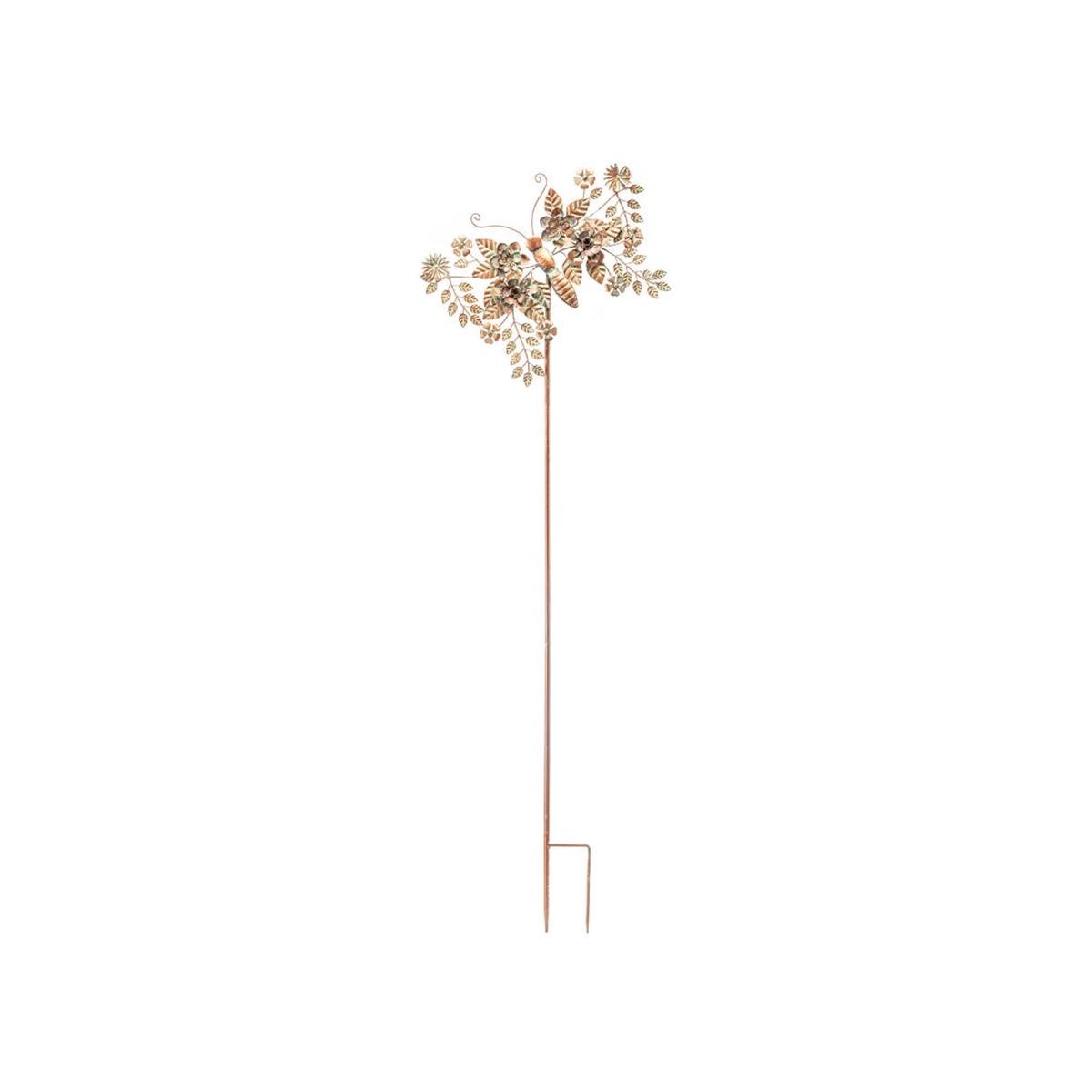 Floral Wing Butterfly Garden Stake