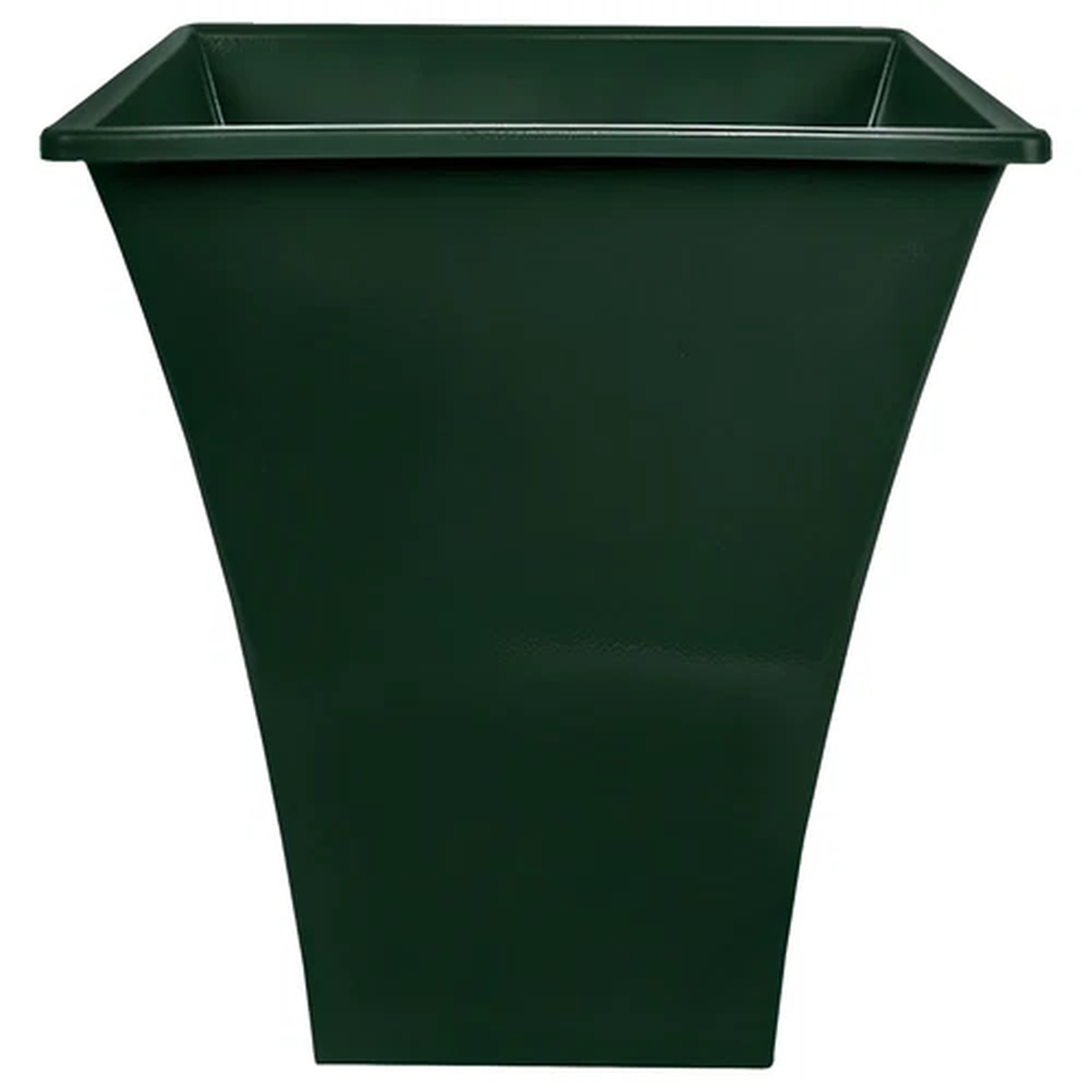 23cm  green square plant pot  planter , shrubs , flowers , garden 14l