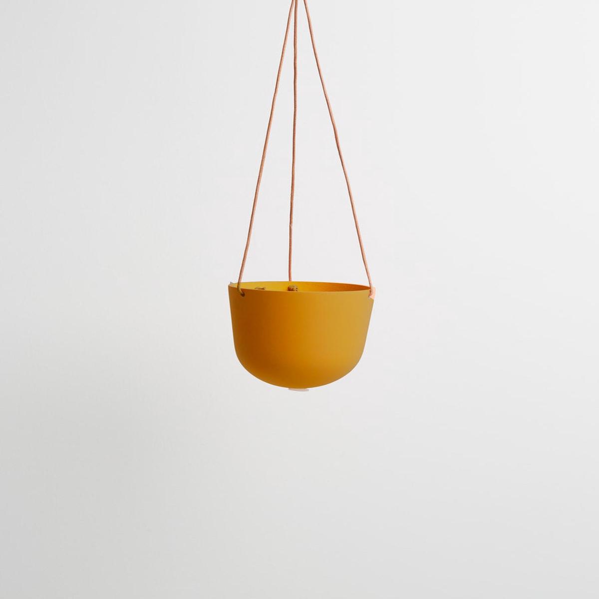 Golden Hanging Resin Pot