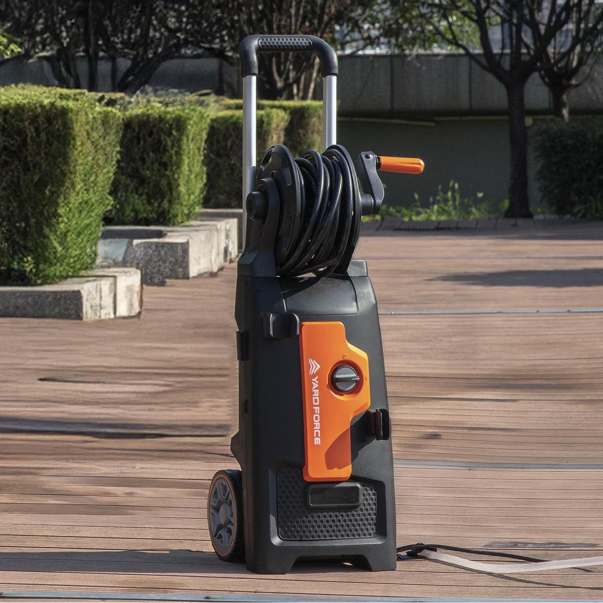 2200W High Pressure Washer 165Bar Max Pressure 450L/h Flow Rate EW U15E - By Yard Force