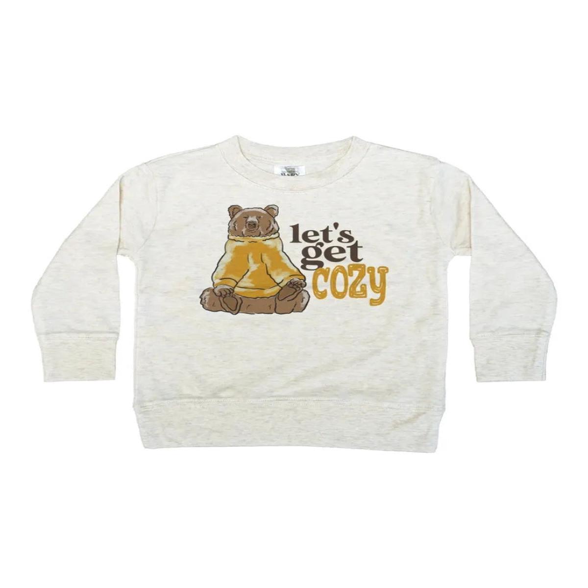 Barefoot Baby Let's Get Cozy Bear Kid Long Sleeve - Beige