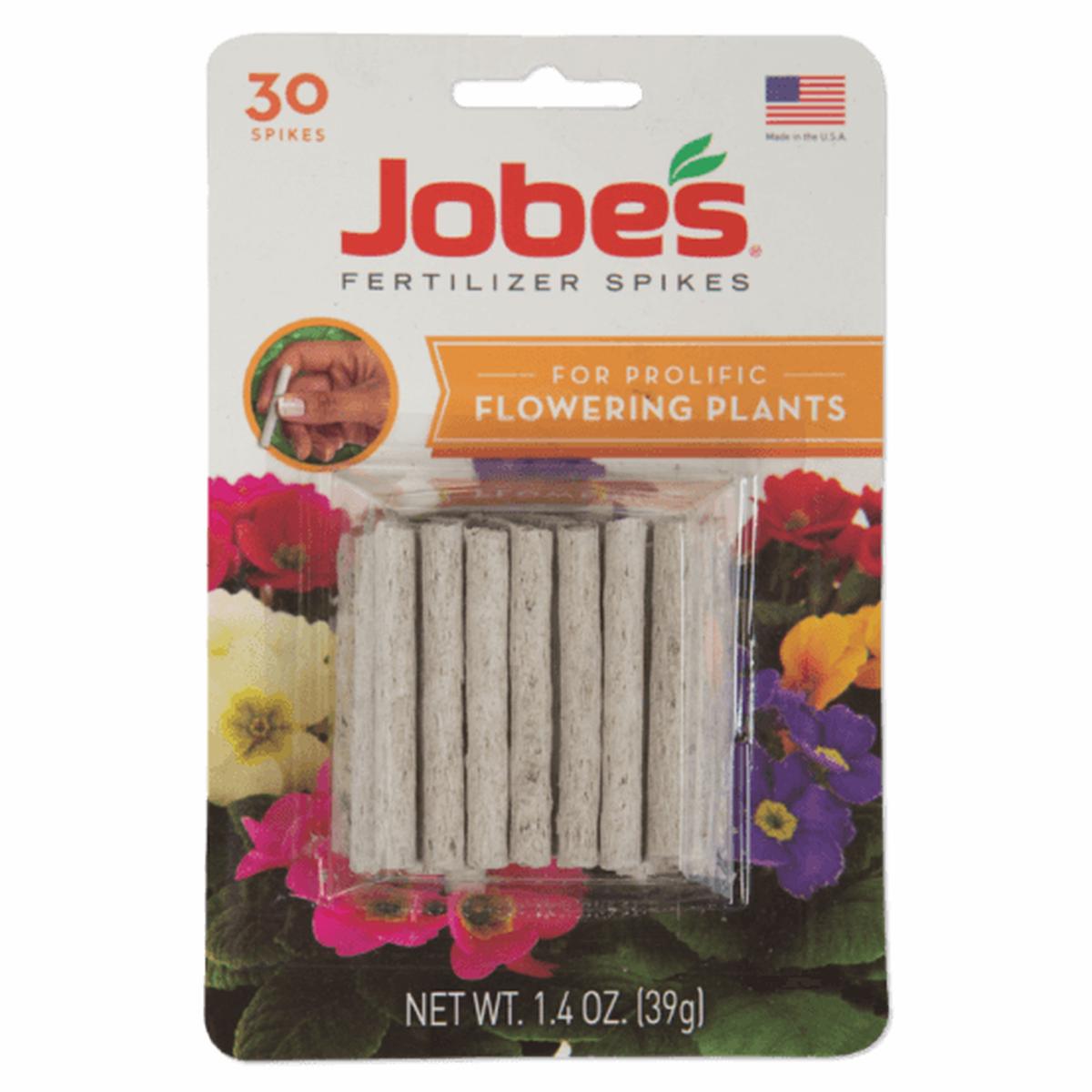 Jobe's Flowering Plants  Spikes 10-10-4 30 Pack