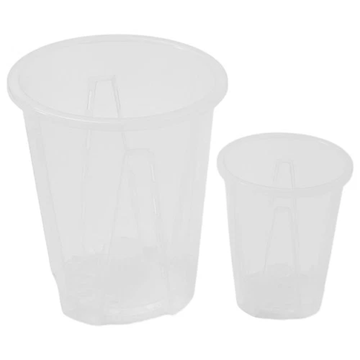 Plastic Flower Pot DIY Transparent Phalaenopsis For Home Balcony Garden