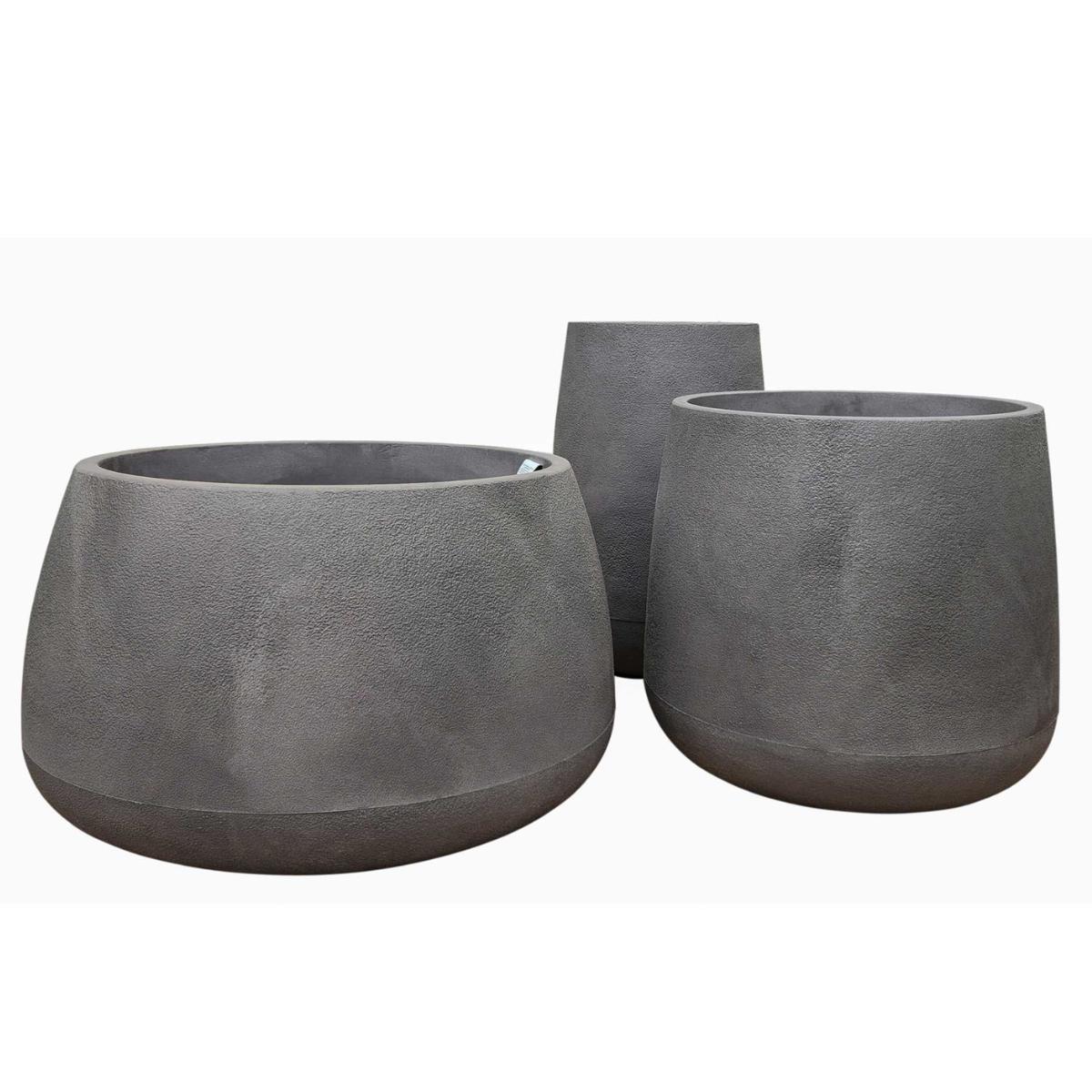Bios Planter - Black Slate